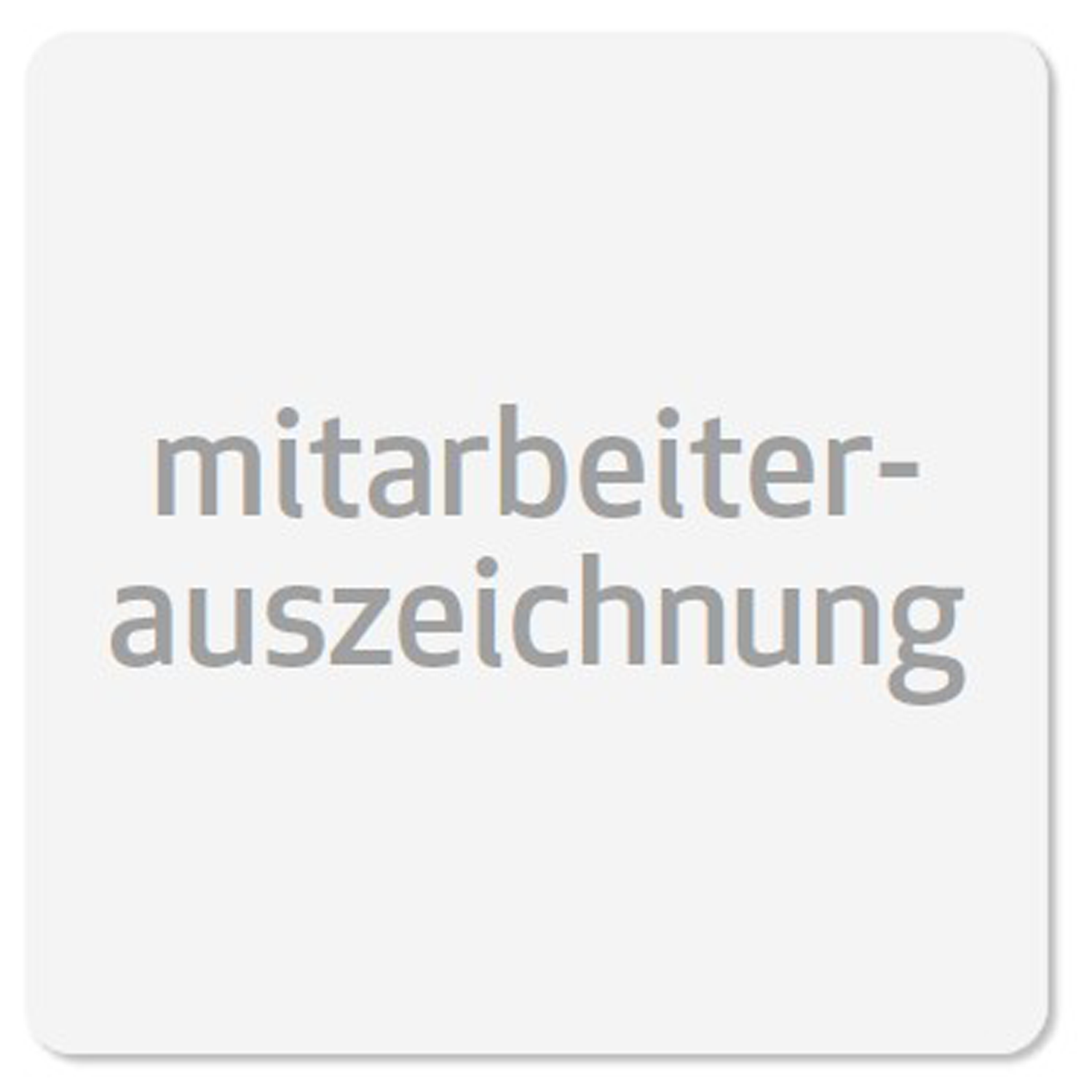 Mitarbeiterauszeichnung
