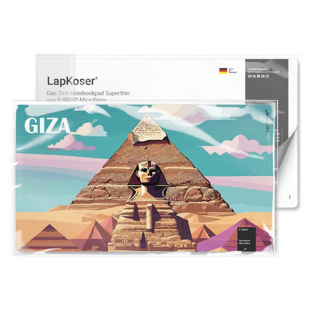 POLYCLEAN LapKoser® 3in1 Notebookpad 28x16 cm, All-Inclusive-Paket