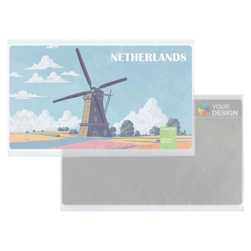 POLYCLEAN rPET GripCleaner® 4in1 Mousepad 28x16 cm, All-Inclusive-Paket