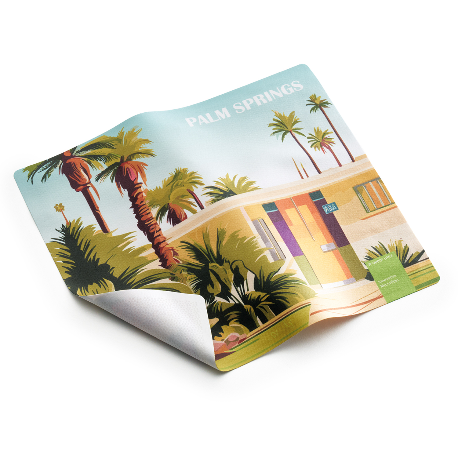 rPET »GripCleaner®« 4 in 1 Mousepad und Microfasertuch