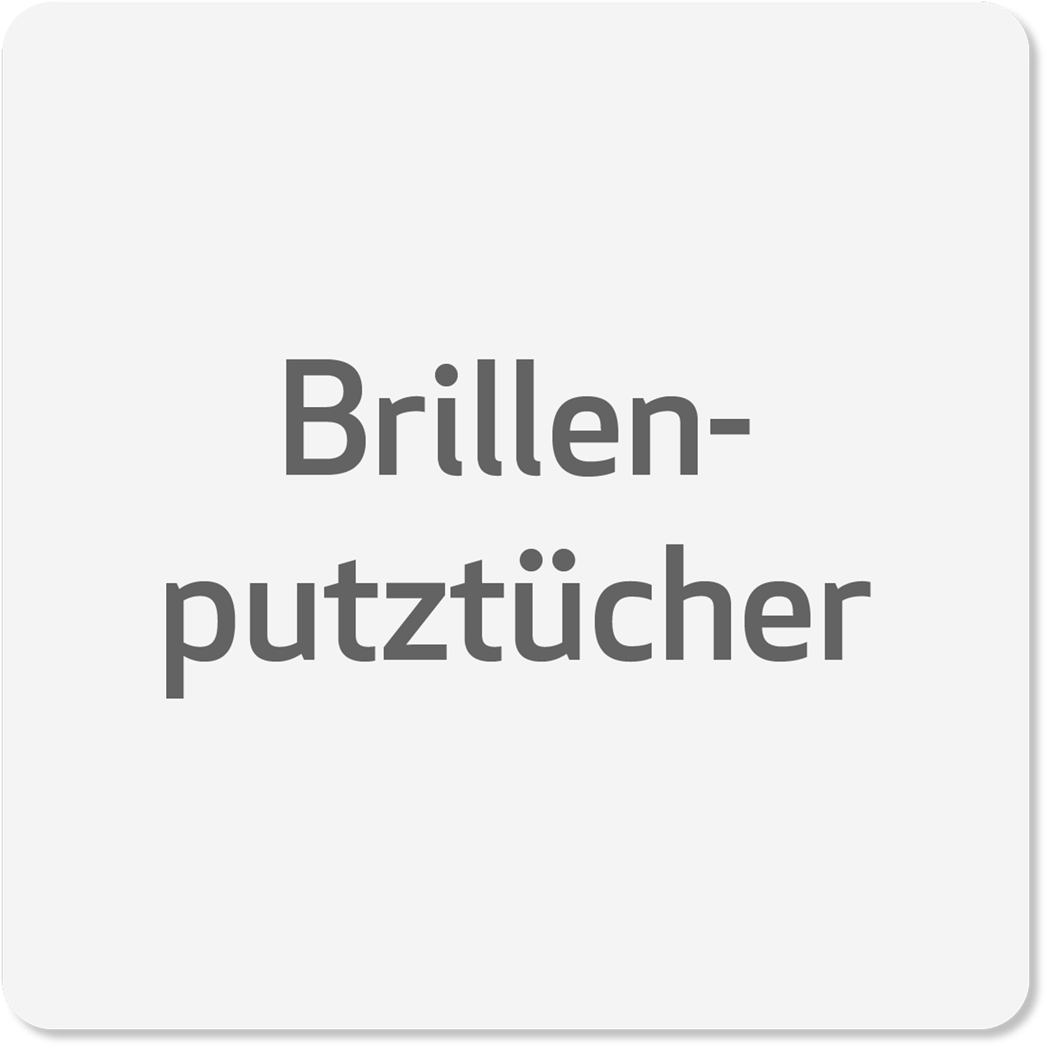 Brillenputztücher